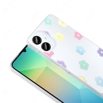 Galaxy A06 Kılıf Şeffaf Figürlü Zore Folk Sert Kapak