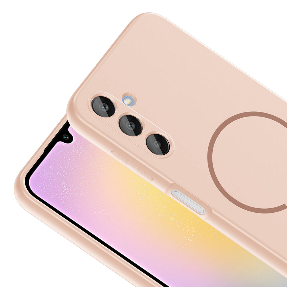 Galaxy A15 Kılıf M-safe Şarj Özellikli Zore Meta Kapak