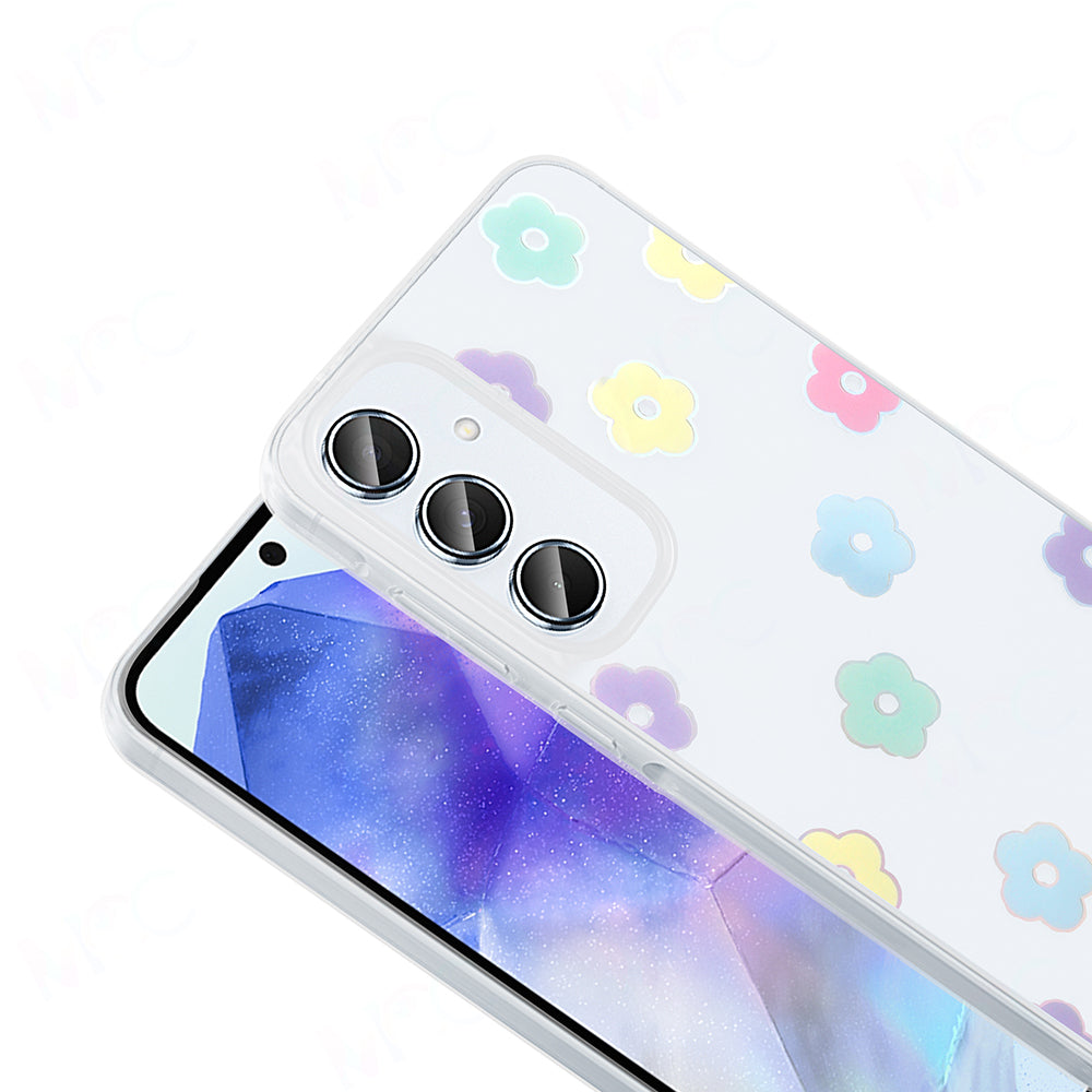 Galaxy A16 Kılıf Şeffaf Figürlü Zore Folk Sert Kapak