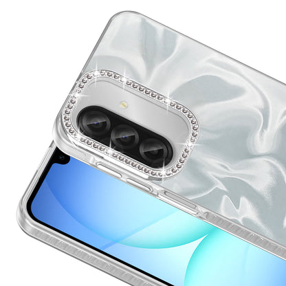 Galaxy A17 Kılıf Airbagli Parlak Taş Detay Tasarımlı Zore Esila Kapak