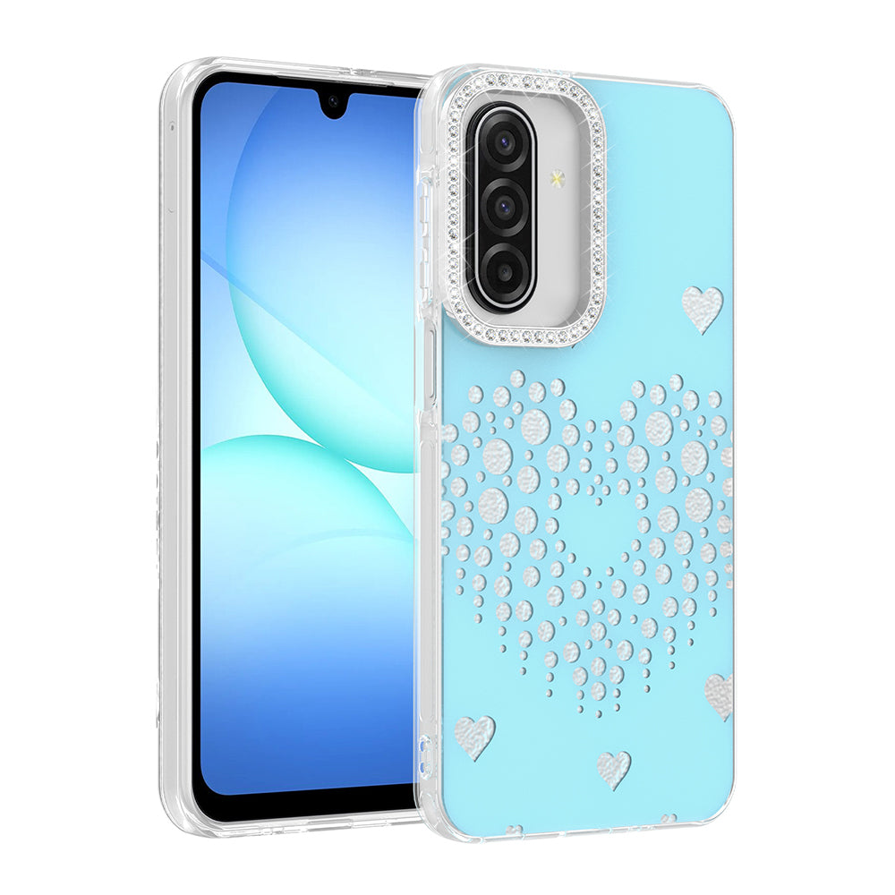 Galaxy A17 Kılıf Damla Taşlı Zore Rivas Sert PC Kapak
