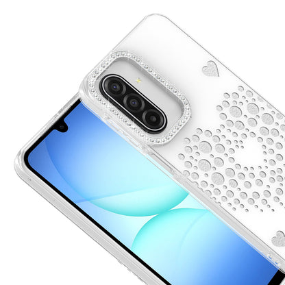 Galaxy A17 Kılıf Damla Taşlı Zore Rivas Sert PC Kapak