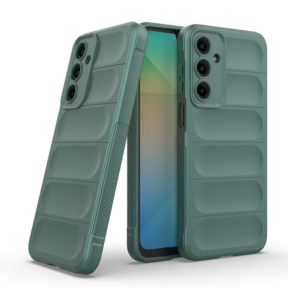 Galaxy A17 Kılıf Esnek TPU Oyuklu Arka Yüzey Tasarımlı Zore Etnik Silikon Kapak