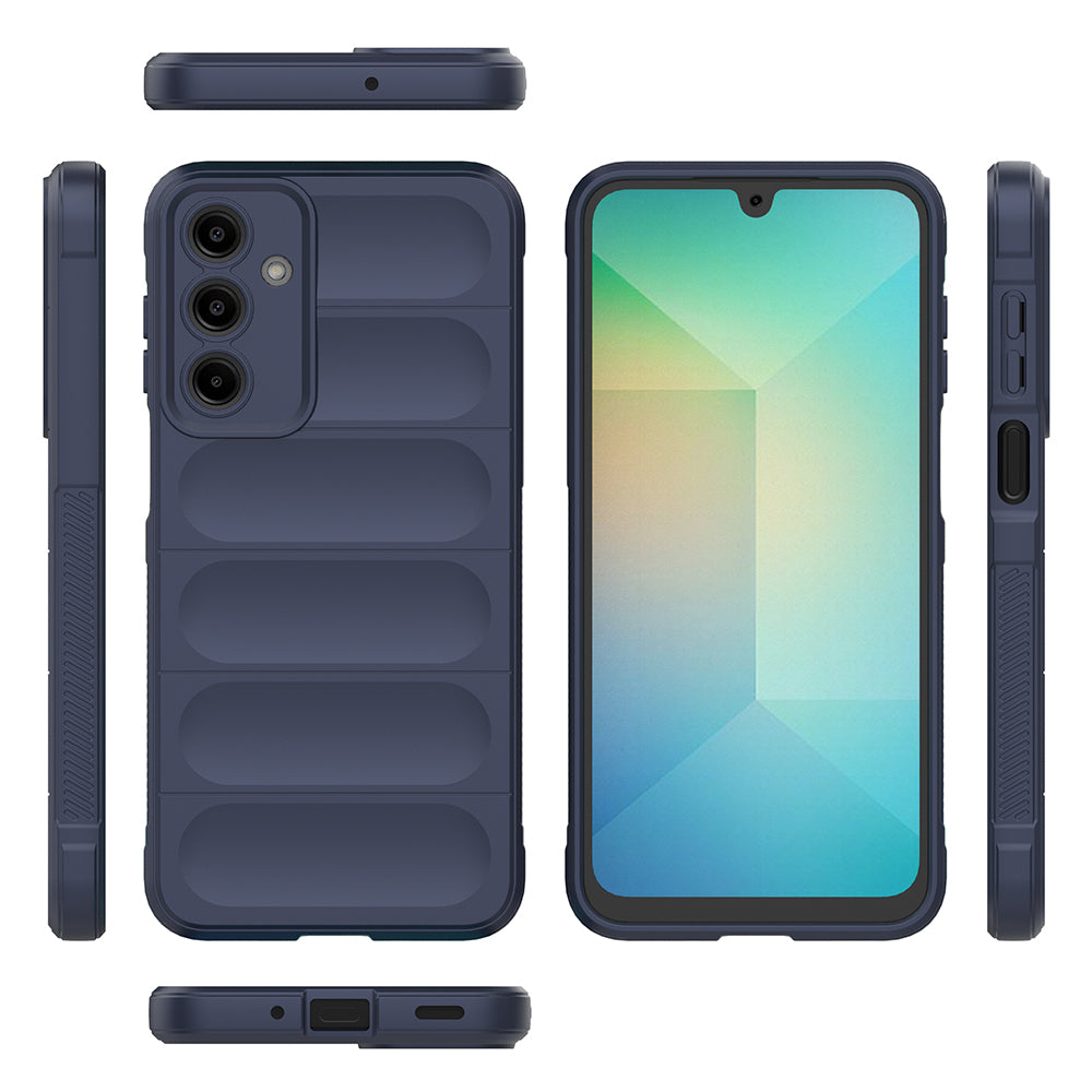 Galaxy A17 Kılıf Esnek TPU Oyuklu Arka Yüzey Tasarımlı Zore Etnik Silikon Kapak