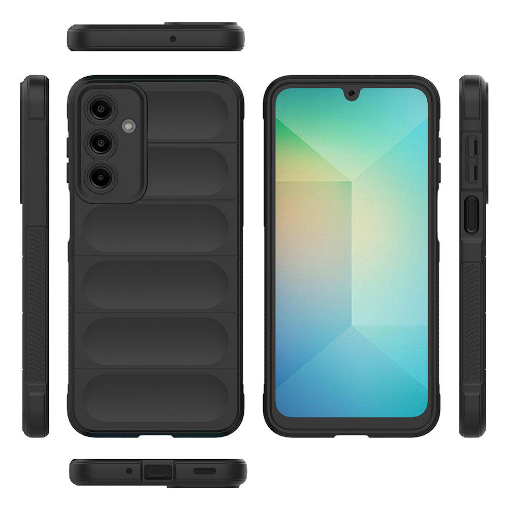 Galaxy A17 Kılıf Esnek TPU Oyuklu Arka Yüzey Tasarımlı Zore Etnik Silikon Kapak