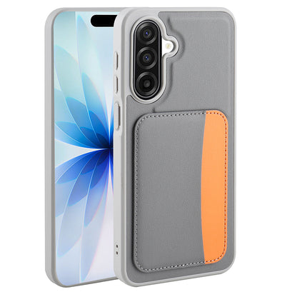 Galaxy A17 Kılıf Kartlıklı Zore X-Kart Silikon Kapak