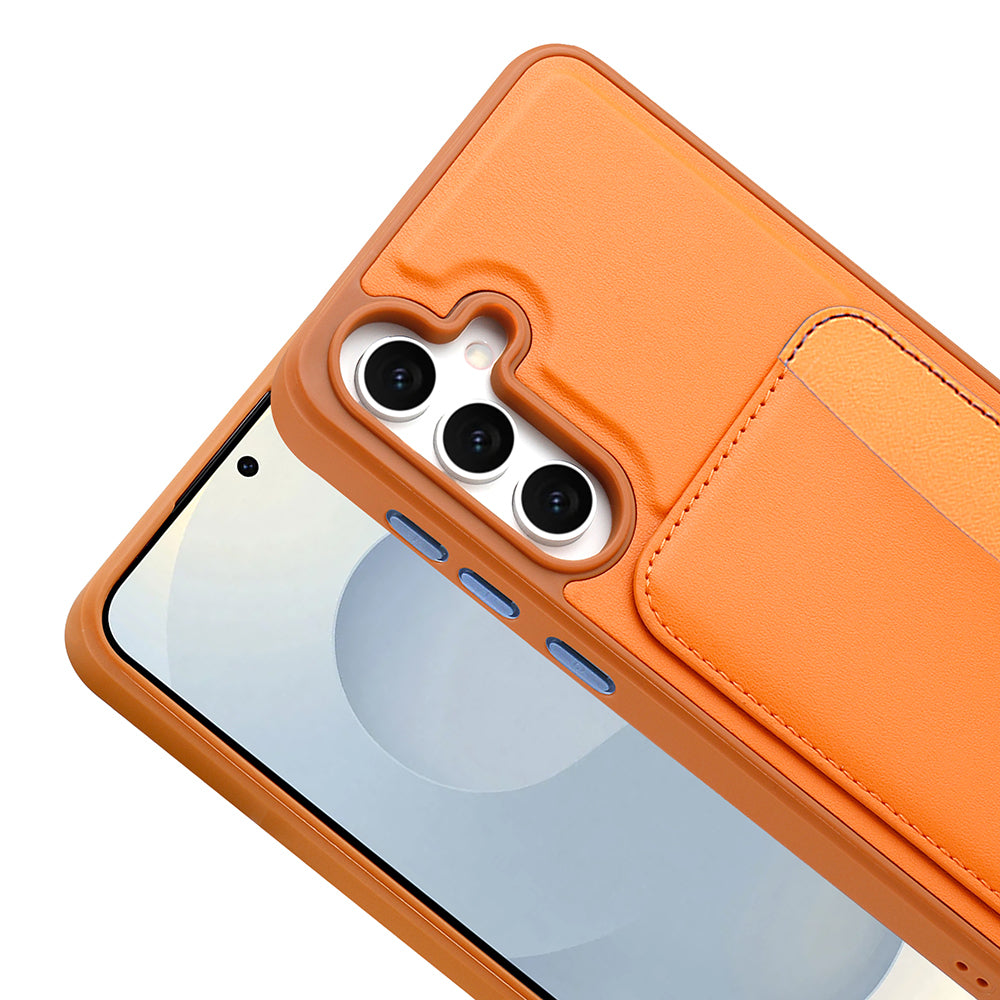 Galaxy A26 Kılıf Kartlıklı Zore X-Kart Silikon Kapak