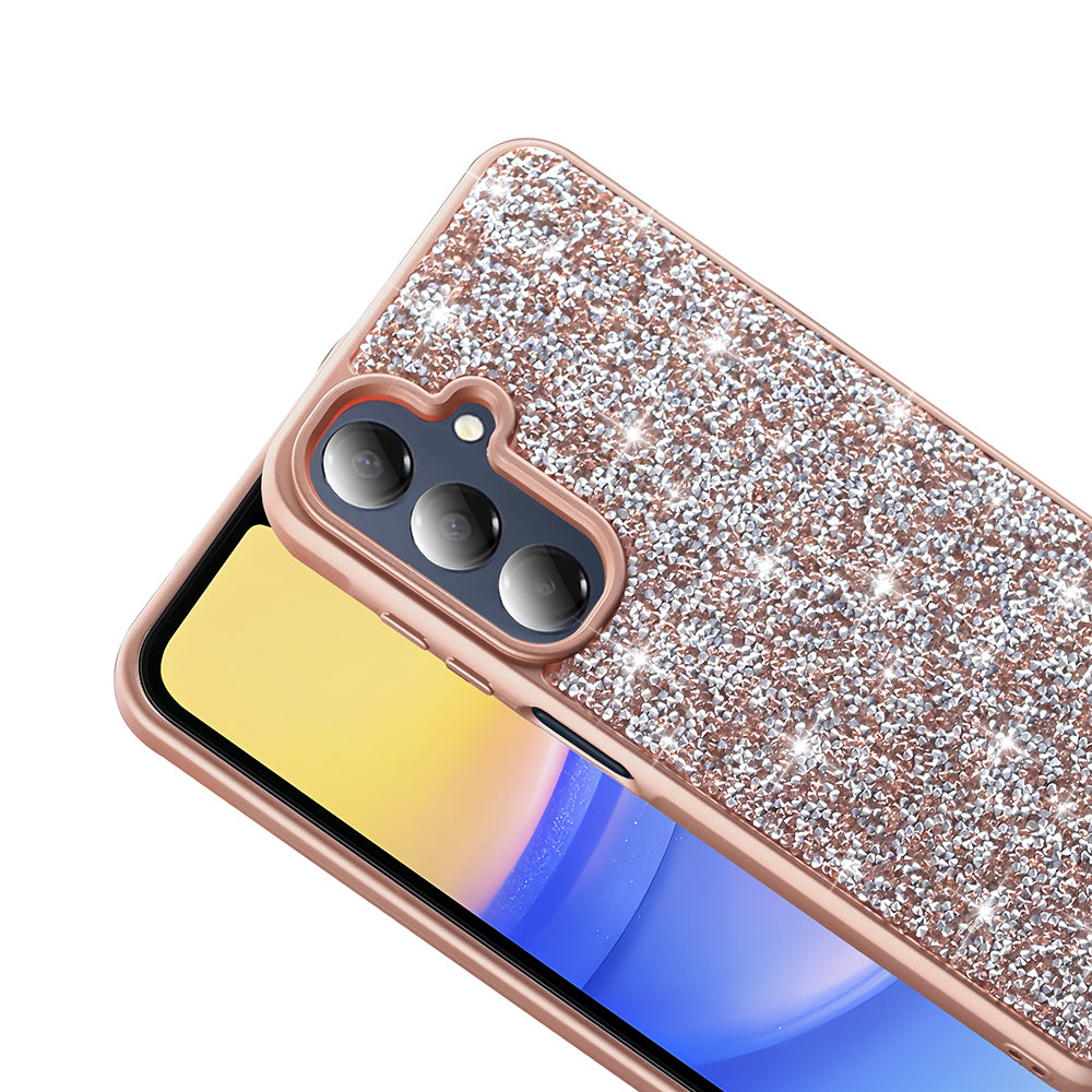 Galaxy A26 Kılıf Parlak Taşlı Tasarım Zore Pırlanta Kapak