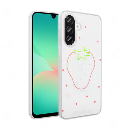 Galaxy A26 Kılıf Şeffaf Figürlü Zore Folk Sert Kapak