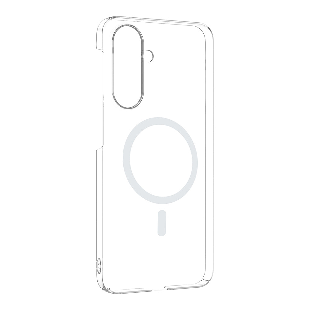 Galaxy A27 Kamera Korumalı M-Safe Şarj Özellikli Şeffaf Zore London Sert PC Kapak