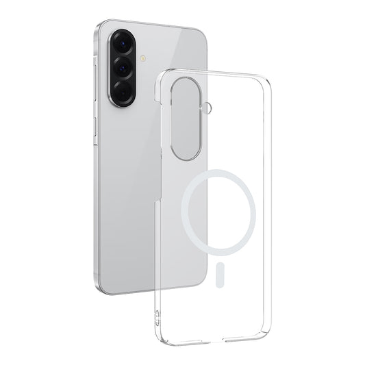 Galaxy A27 Kamera Korumalı M-Safe Şarj Özellikli Şeffaf Zore London Sert PC Kapak
