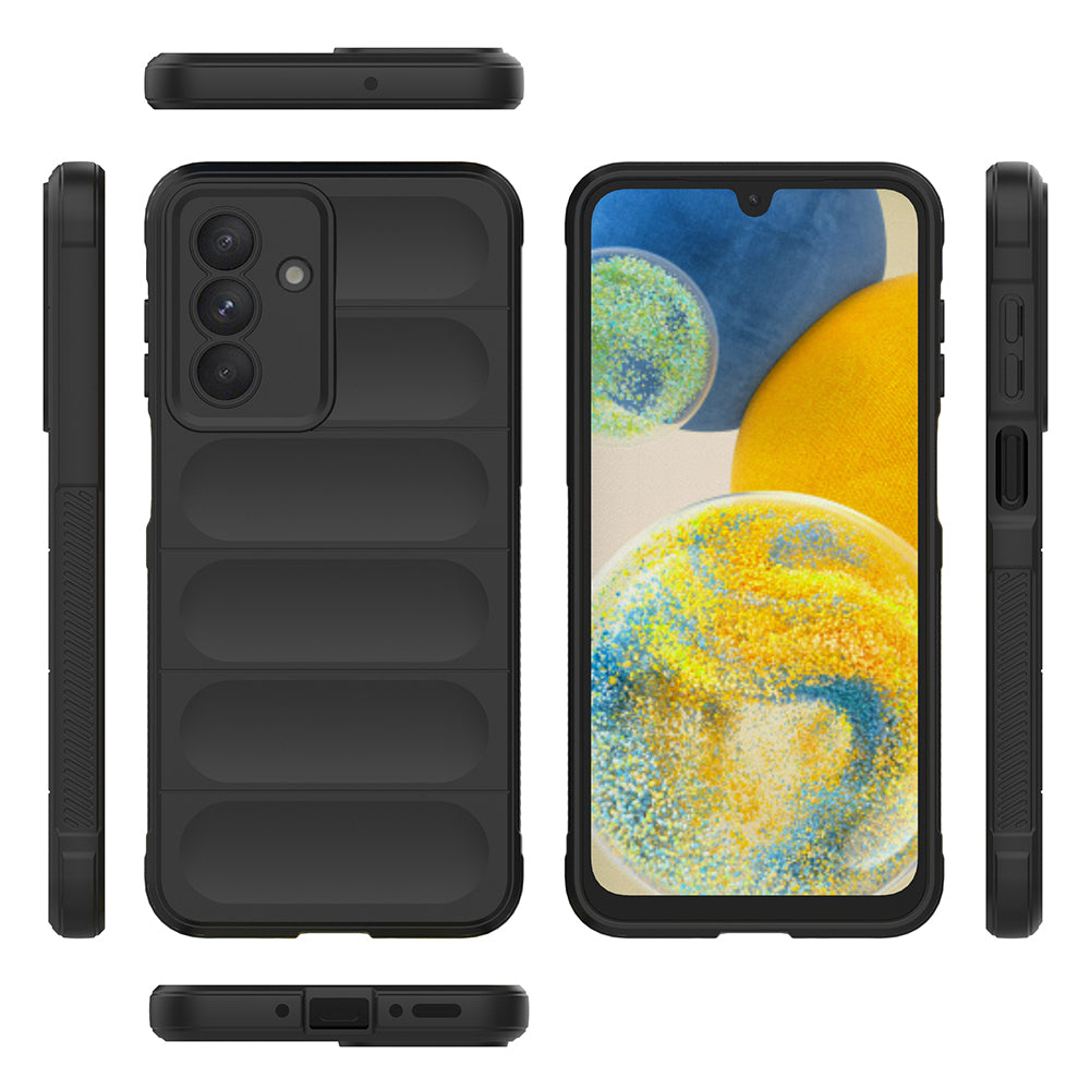 Galaxy A36 Kılıf Esnek TPU Oyuklu Arka Yüzey Tasarımlı Zore Etnik Silikon Kapak