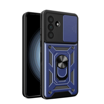 Galaxy A36 Kılıf Magnetik Standlı Kamera Korumalı Zore Sürgülü Vega Kapak