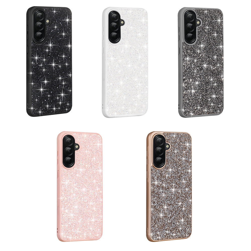 Galaxy A36 Kılıf Parlak Taşlı Tasarım Zore Pırlanta Kapak