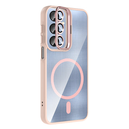 Galaxy A36 Kılıf Standlı ve Kamera Lens Hediyeli Zore Etro Kapak