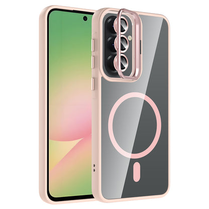 Galaxy A37 Kılıf Standlı ve Kamera Lens Hediyeli Zore Etro Kapak
