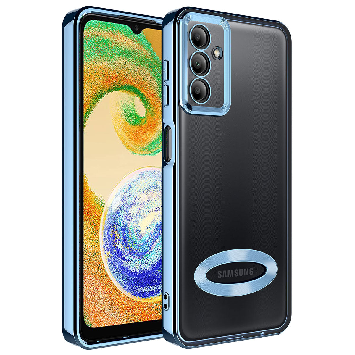 Galaxy A54 Kılıf Kamera Korumalı Logo Gösteren Zore Omega Kapak