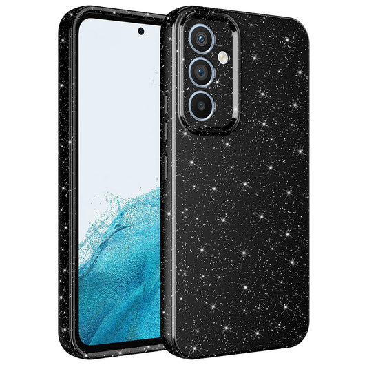 Galaxy A54 Kılıf Kamera Korumalı Simli Lüks Zore Koton Kapak