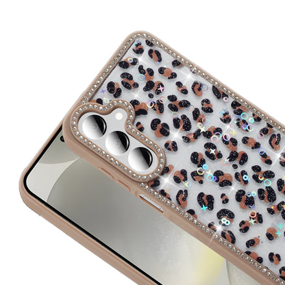 Galaxy A55 Kılıf Taşlı ve Simli Tasarım Zore Azra Kapak