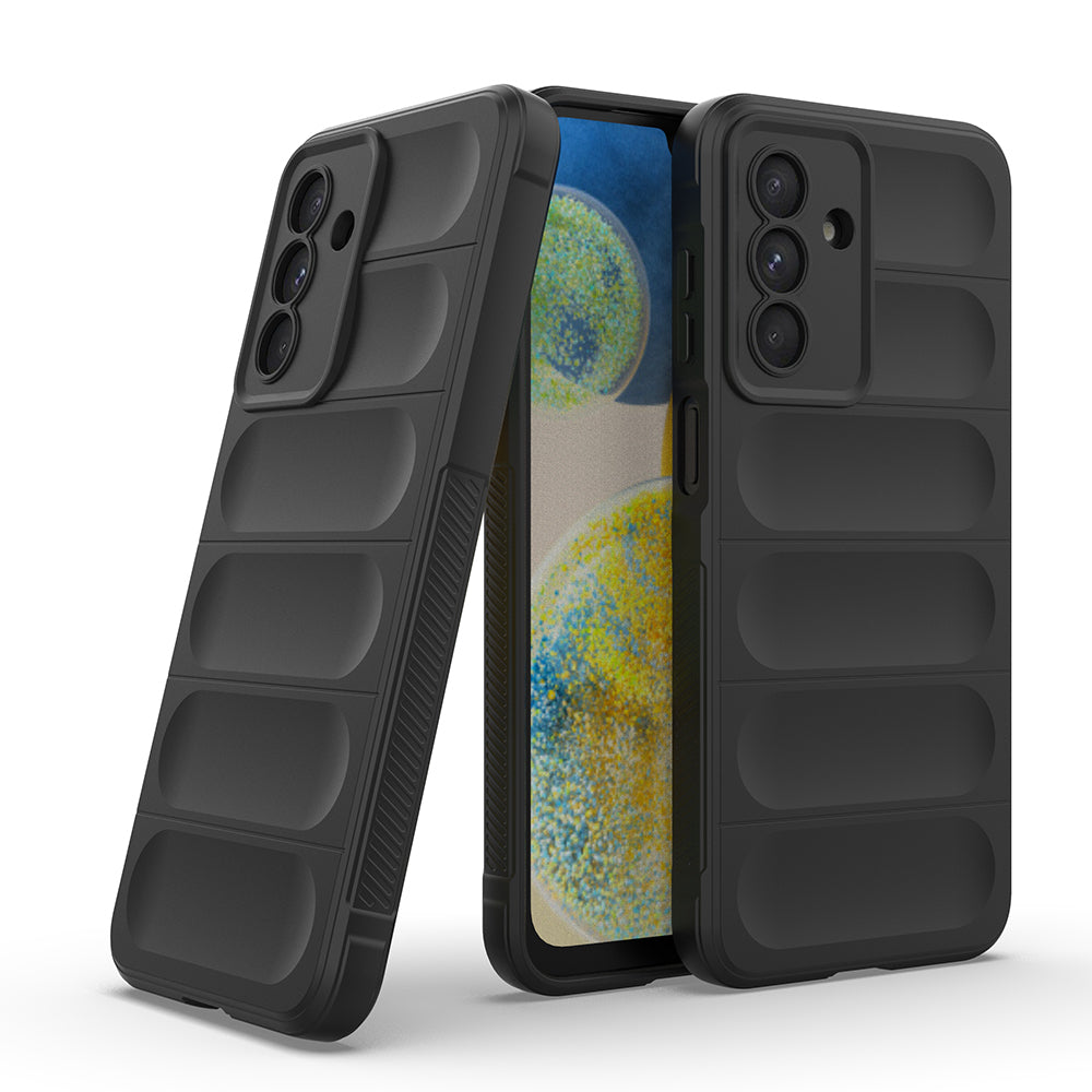 Galaxy A56 Kılıf Esnek TPU Oyuklu Arka Yüzey Tasarımlı Zore Etnik Silikon Kapak