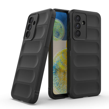 Galaxy A56 Kılıf Esnek TPU Oyuklu Arka Yüzey Tasarımlı Zore Etnik Silikon Kapak
