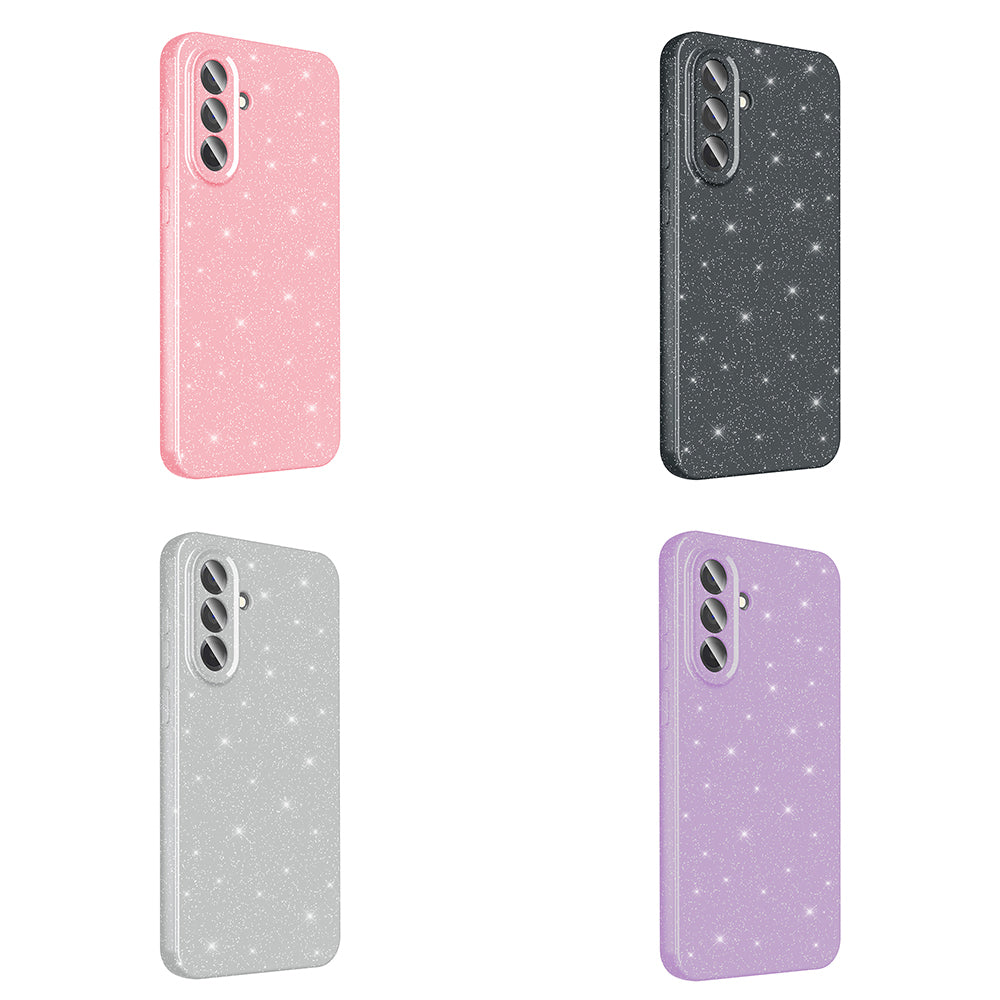 Galaxy A56 Kılıf Kamera Korumalı Simli Lüks Zore Koton Kapak