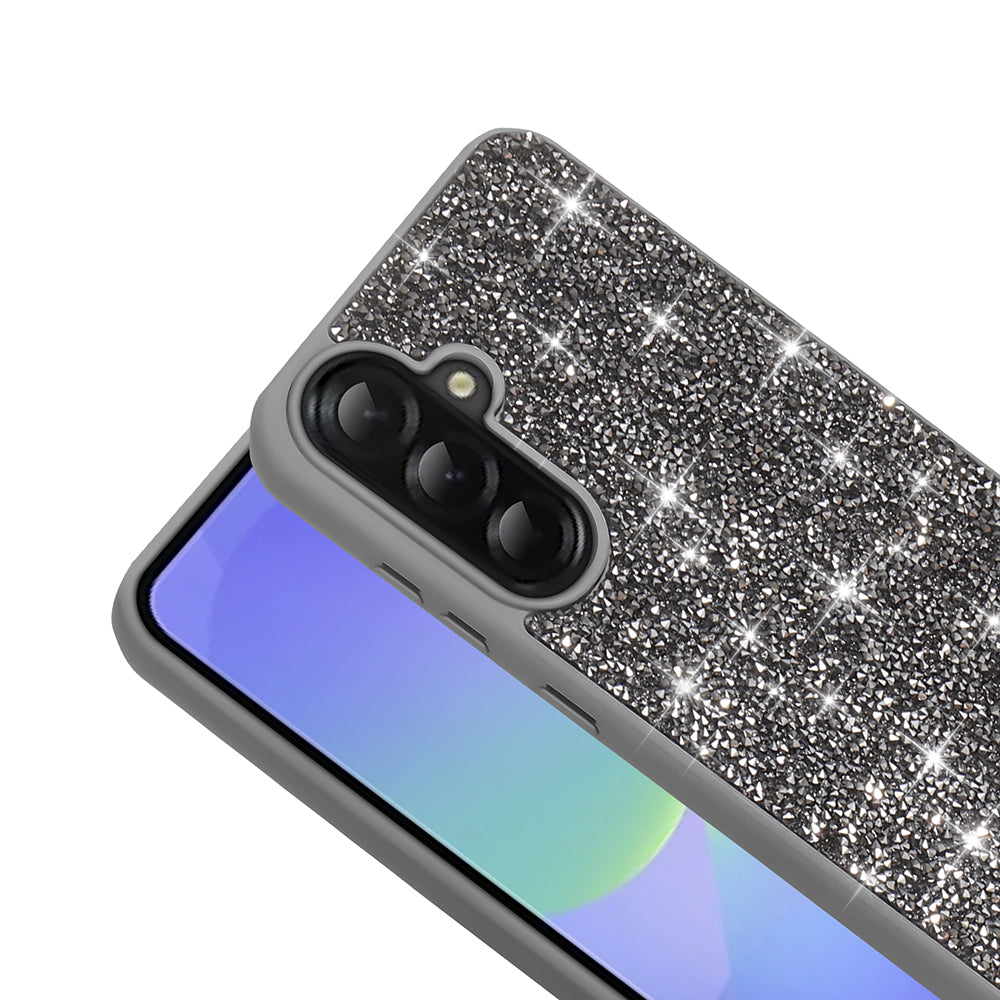 Galaxy A56 Kılıf Parlak Taşlı Tasarım Zore Pırlanta Kapak