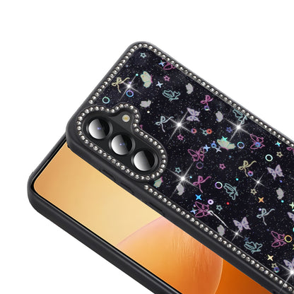 Galaxy A56 Kılıf Taşlı ve Simli Tasarım Zore Azra Kapak