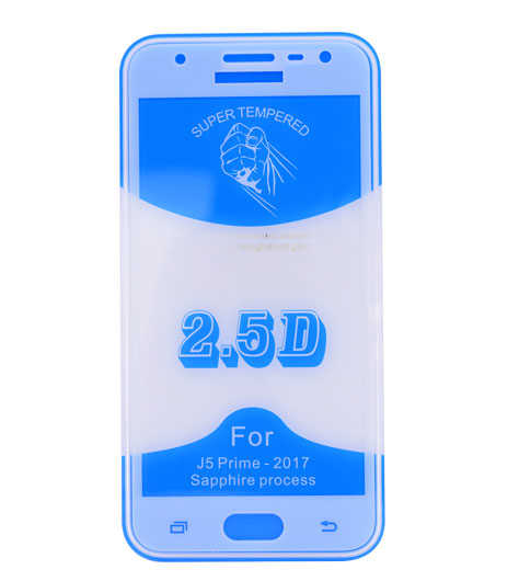 Galaxy J7 Prime Zore Az Eğimli Full Yapışkanlı Cam