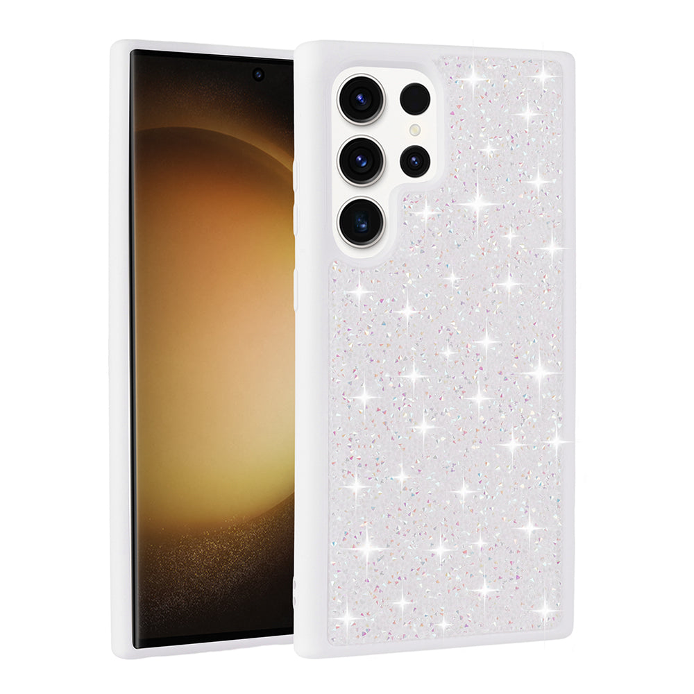 Galaxy S22 Ultra Kılıf Parlak Taşlı Tasarım Zore Pırlanta Kapak