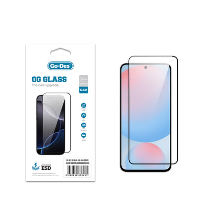 Galaxy S24 FE Go Des OG Glass Antistatik Temperli Cam Ekran Koruyucu