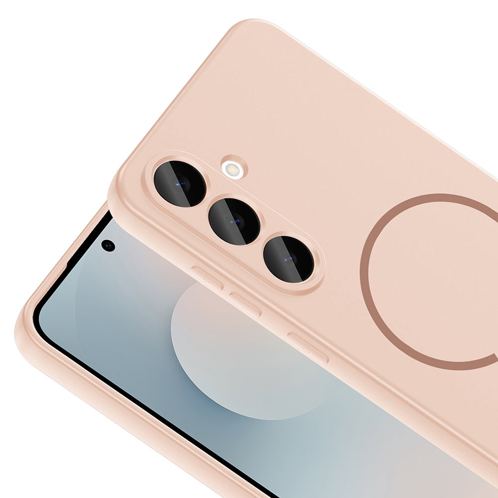 Galaxy S24 FE Kılıf M-safe Şarj Özellikli Zore Meta Kapak