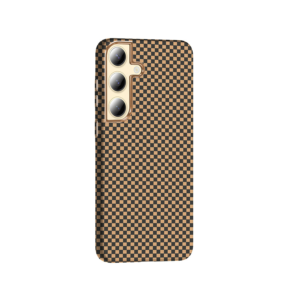 Galaxy S24 Plus Kılıf M-safe Şarj Özellikli Karbon Fiber Görünümlü Zore Gros Kapak