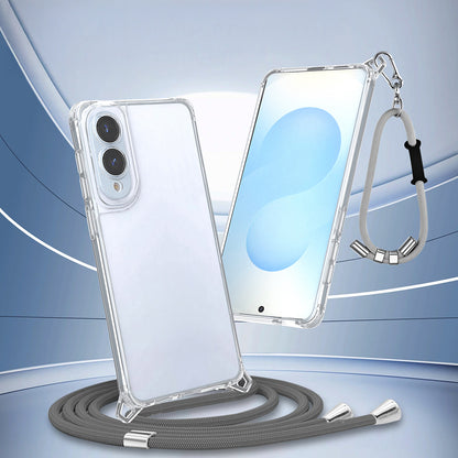 Galaxy S25 Edge Kılıf Airbagli Takılabilir Askı Aparatlı Zore Snap Silikon Kapak