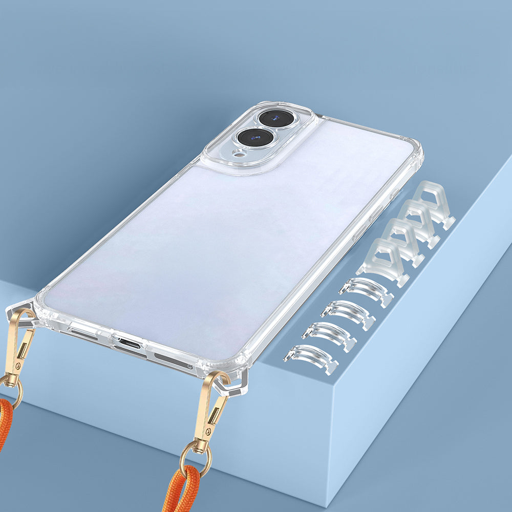 Galaxy S25 Edge Kılıf Airbagli Takılabilir Askı Aparatlı Zore Snap Silikon Kapak