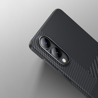 Galaxy S25 Edge Kılıf M-safe Şarj Özellikli Karbon Fiber Benks Montage ArmorAir Kevlar Kapak