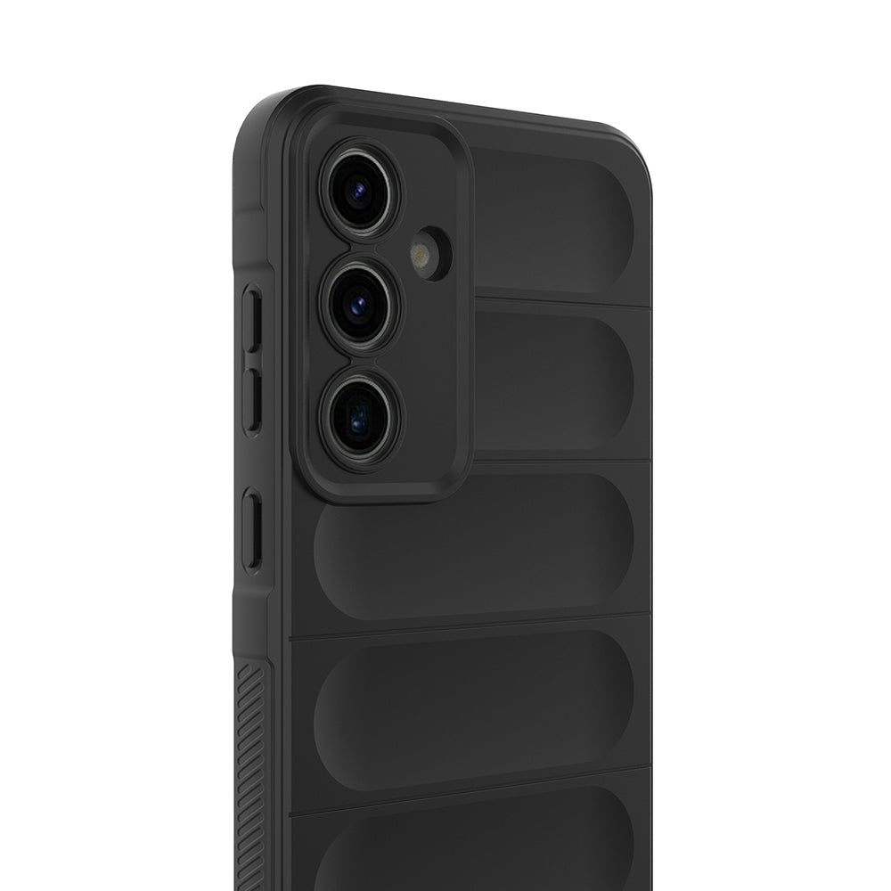 Galaxy S25 FE Kılıf Esnek TPU Oyuklu Arka Yüzey Tasarımlı Zore Etnik Silikon Kapak