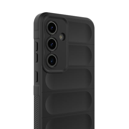 Galaxy S25 FE Kılıf Esnek TPU Oyuklu Arka Yüzey Tasarımlı Zore Etnik Silikon Kapak