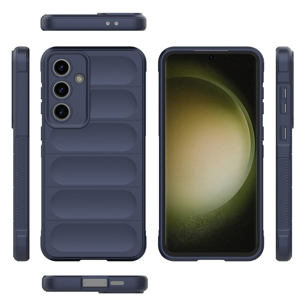 Galaxy S25 FE Kılıf Esnek TPU Oyuklu Arka Yüzey Tasarımlı Zore Etnik Silikon Kapak