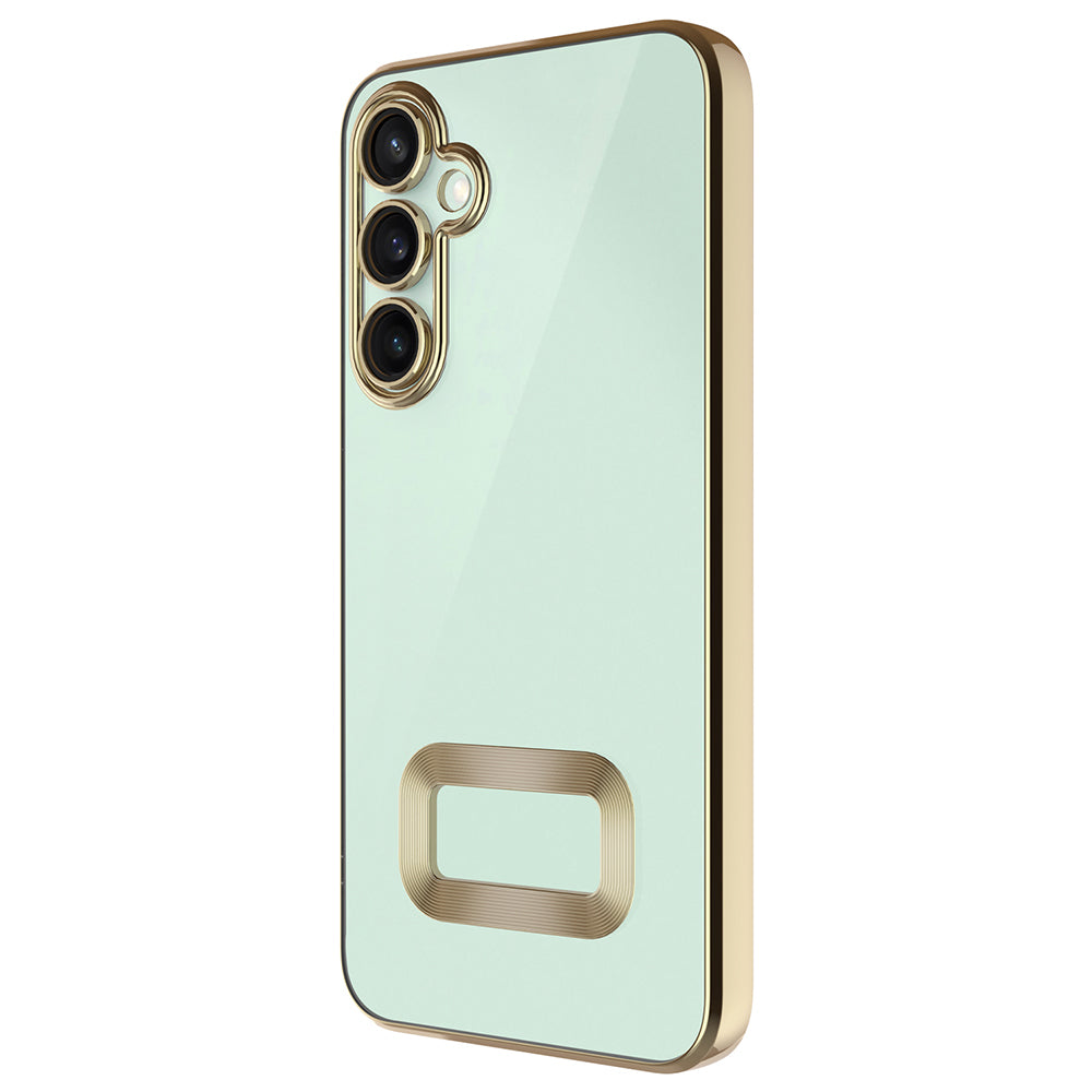 Galaxy S25 FE Kılıf Kamera Korumalı Logo Gösteren Zore Omega Kapak