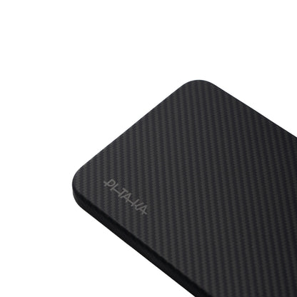 Galaxy S25 Kılıf M-safe Şarj Özellikli 600D Aramid Fiber Pitaka Ultra-Slim Classic Serisi Black-Grey Twill Kapak
