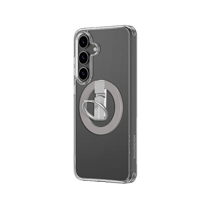 Galaxy S25 Kılıf M-safe Şarj Özellikli Yüzük Standlı Amazingthing Minimal Grip Serisi Kapak