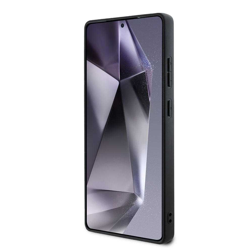 Galaxy S25 Ultra Kılıf DKNY Orjinal Lisanslı M-safe Şarj Özellikli 3D Yazılı Checkered Pattern Kapak