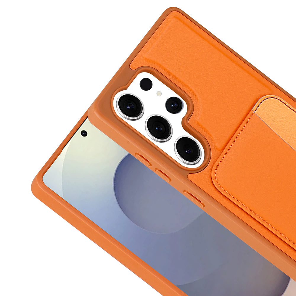 Galaxy S25 Ultra Kılıf Kartlıklı Zore X-Kart Silikon Kapak