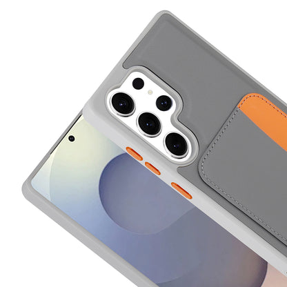 Galaxy S25 Ultra Kılıf Kartlıklı Zore X-Kart Silikon Kapak
