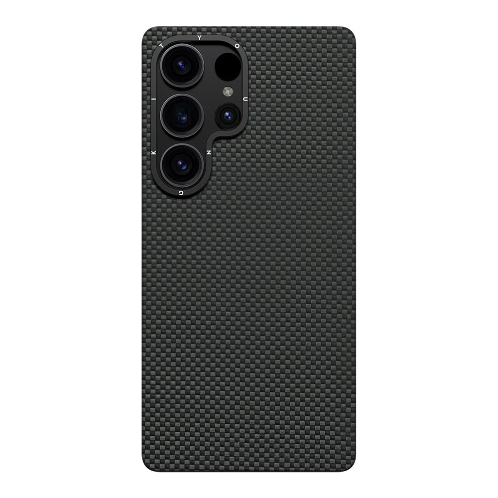 Galaxy S25 Ultra Kılıf M-safe Şarj Özellikli Aramid Fiber Youngkit 1500D Extreme Wing Serisi Kapak