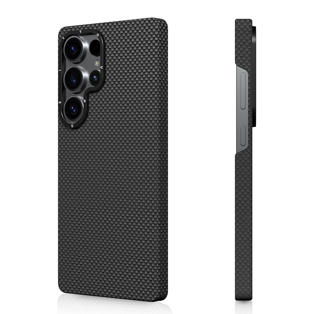 Galaxy S25 Ultra Kılıf M-safe Şarj Özellikli Aramid Fiber Youngkit 1500D Extreme Wing Serisi Kapak