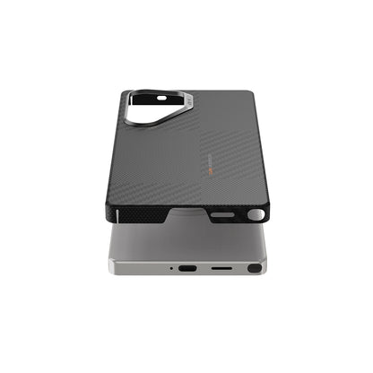 Galaxy S25 Ultra Kılıf M-safe Şarj Özellikli 600D Metal Kamera Çerçeveli Raptic Aramid Fiber Croxx Mondrian Serisi Kapak