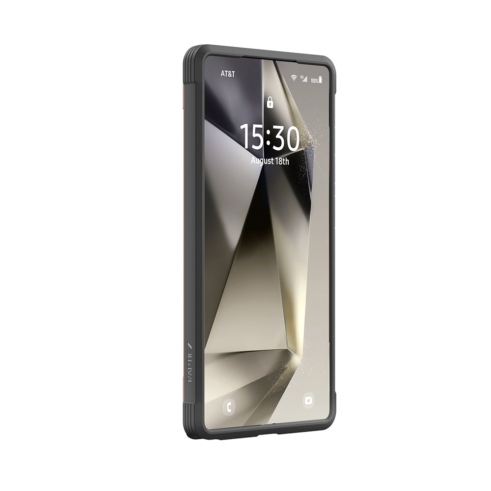 Galaxy S25 Ultra Kılıf M-safe Şarj Özellikli Airbagli Raptic Shield Serisi Şeffaf Arka Yüzey Kapak