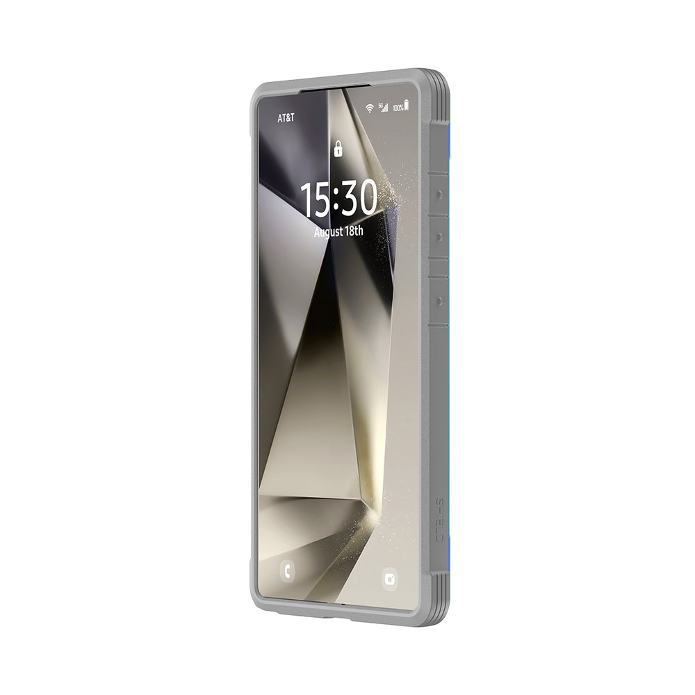 Galaxy S25 Ultra Kılıf M-safe Şarj Özellikli Airbagli Raptic Shield Serisi Şeffaf Arka Yüzey Kapak